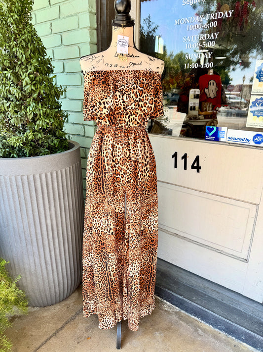 Keeley Leopard Jumpsuit
