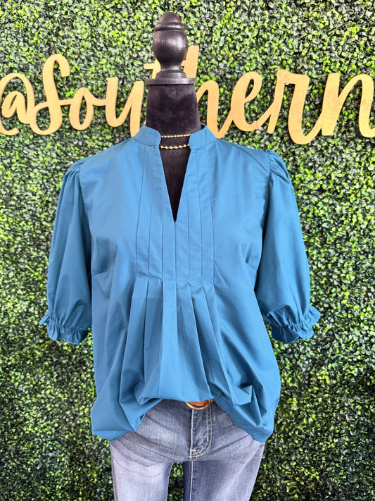 Melodie Teal Top