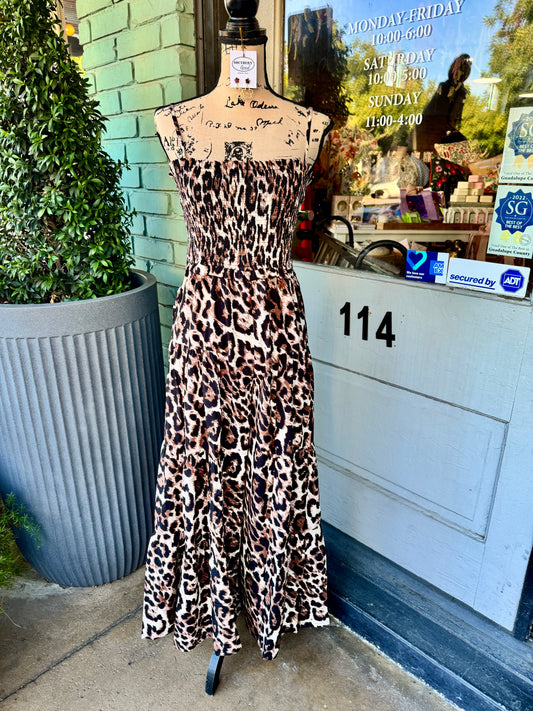 Soliel Leopard Jumpsuit