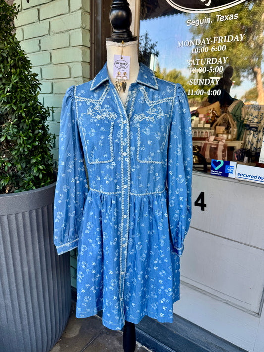 Rodeo Nights Denim Dress