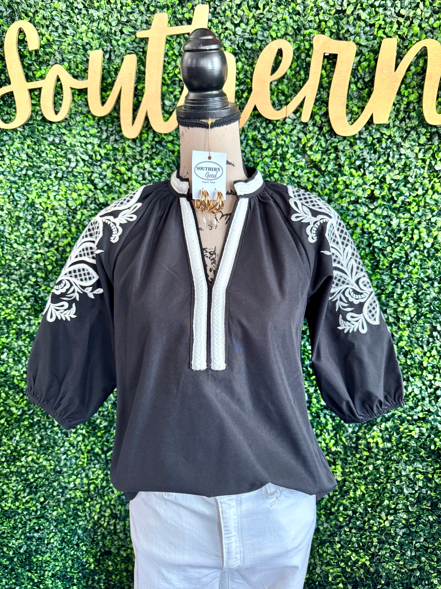 Ollie Black Top