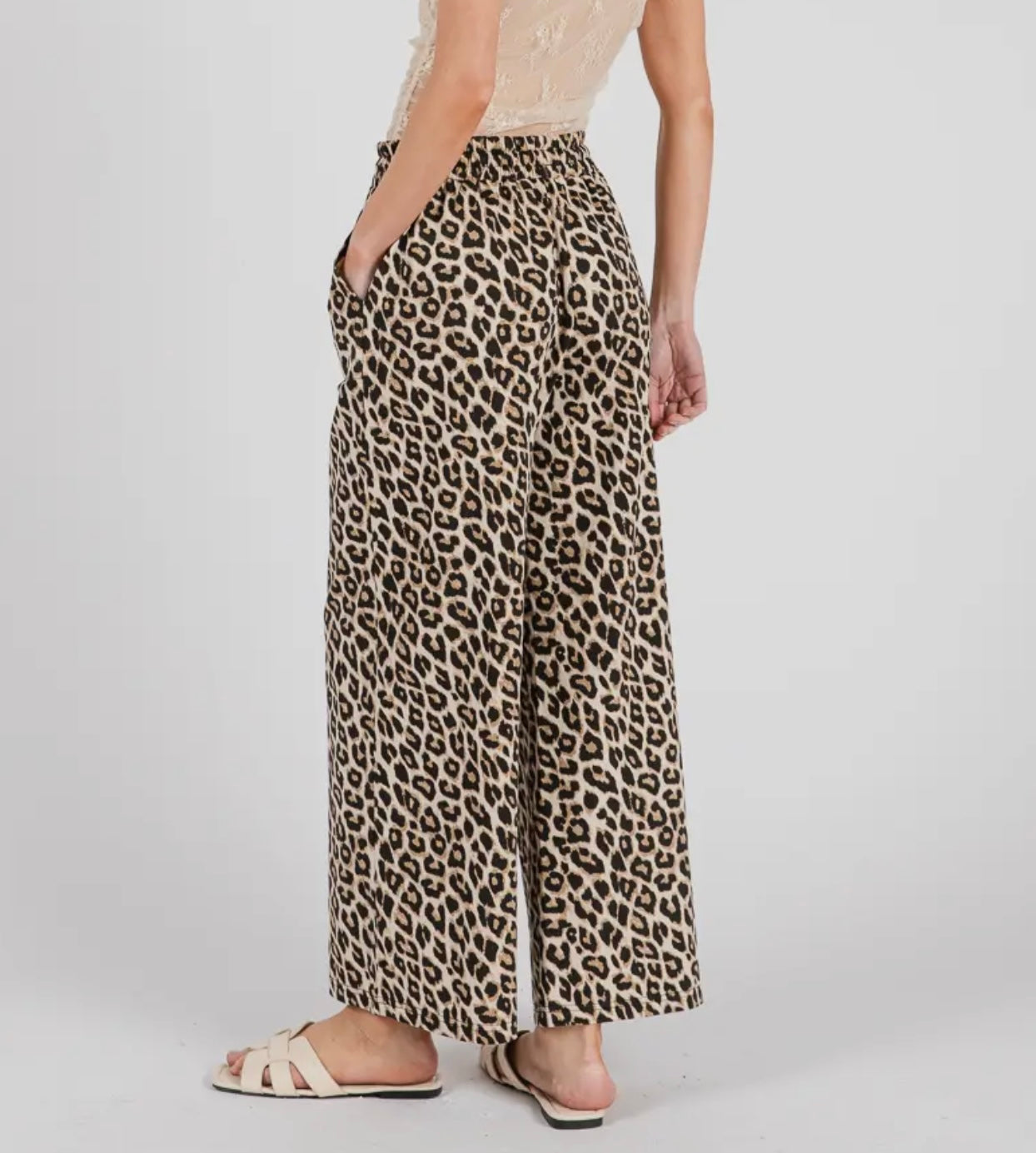 Caroline Leopard Pant