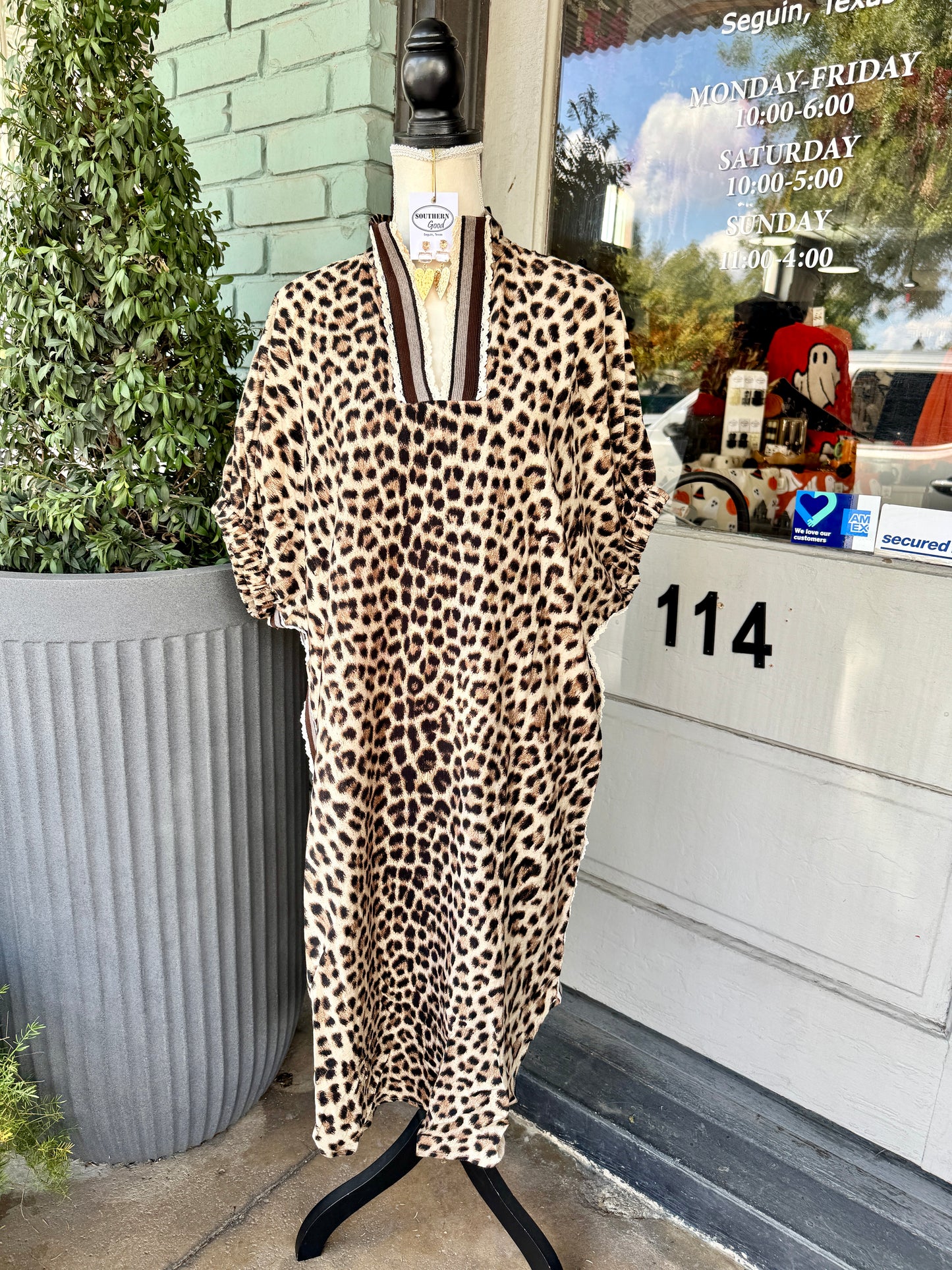 Dristen Leopard Midi