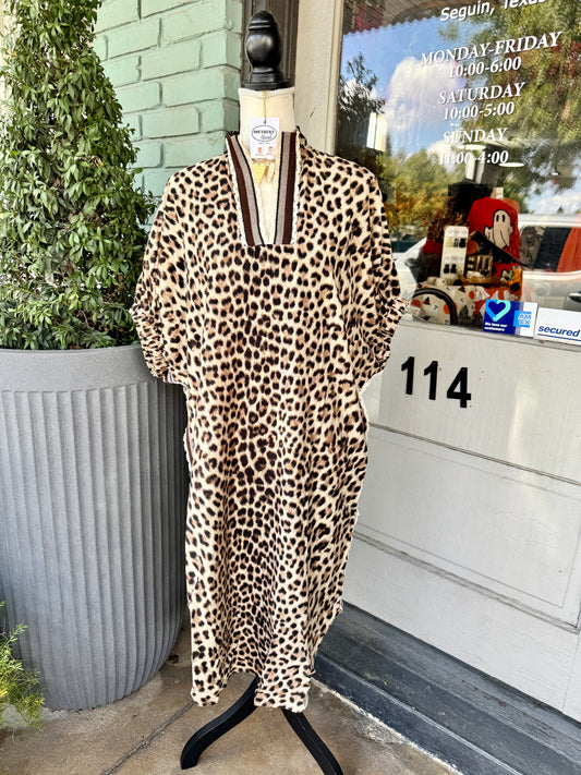 Dristen Leopard Midi