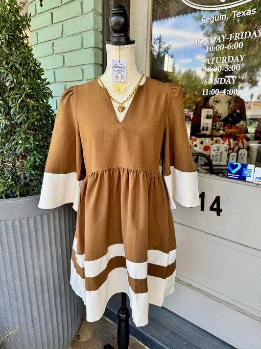 Maygen Mocha Dress