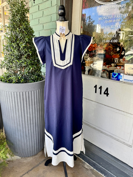 Julie Navy Midi