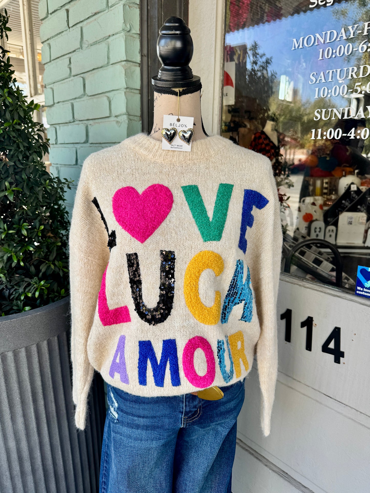 Love Lucky Amour Sweater