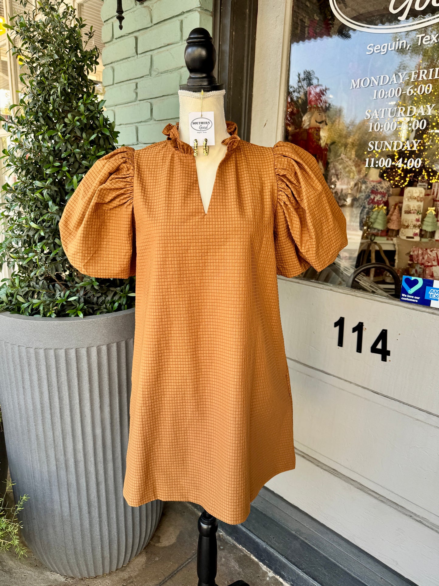 Destiny Camel Dress