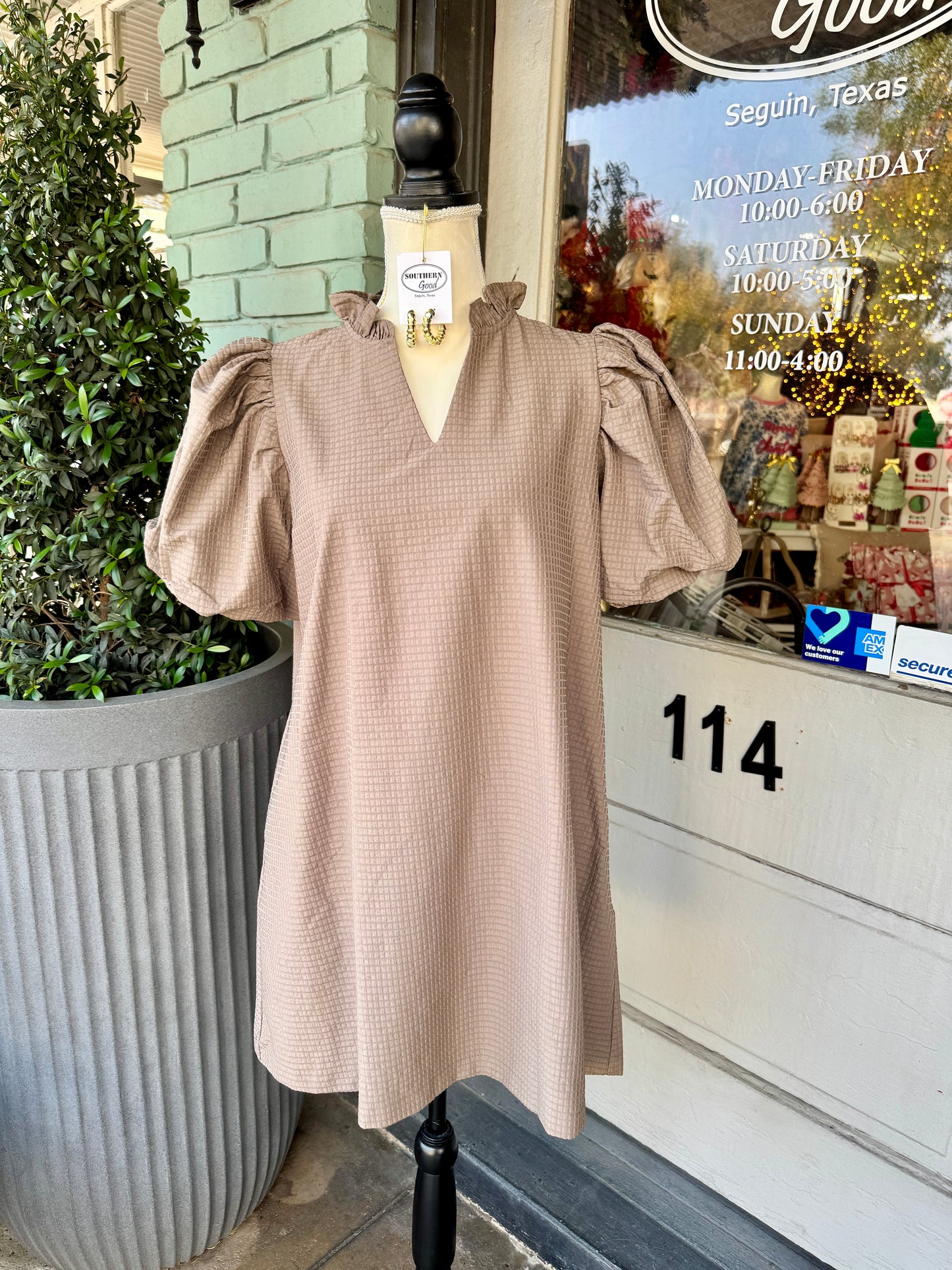 Destiny Mocha Dress