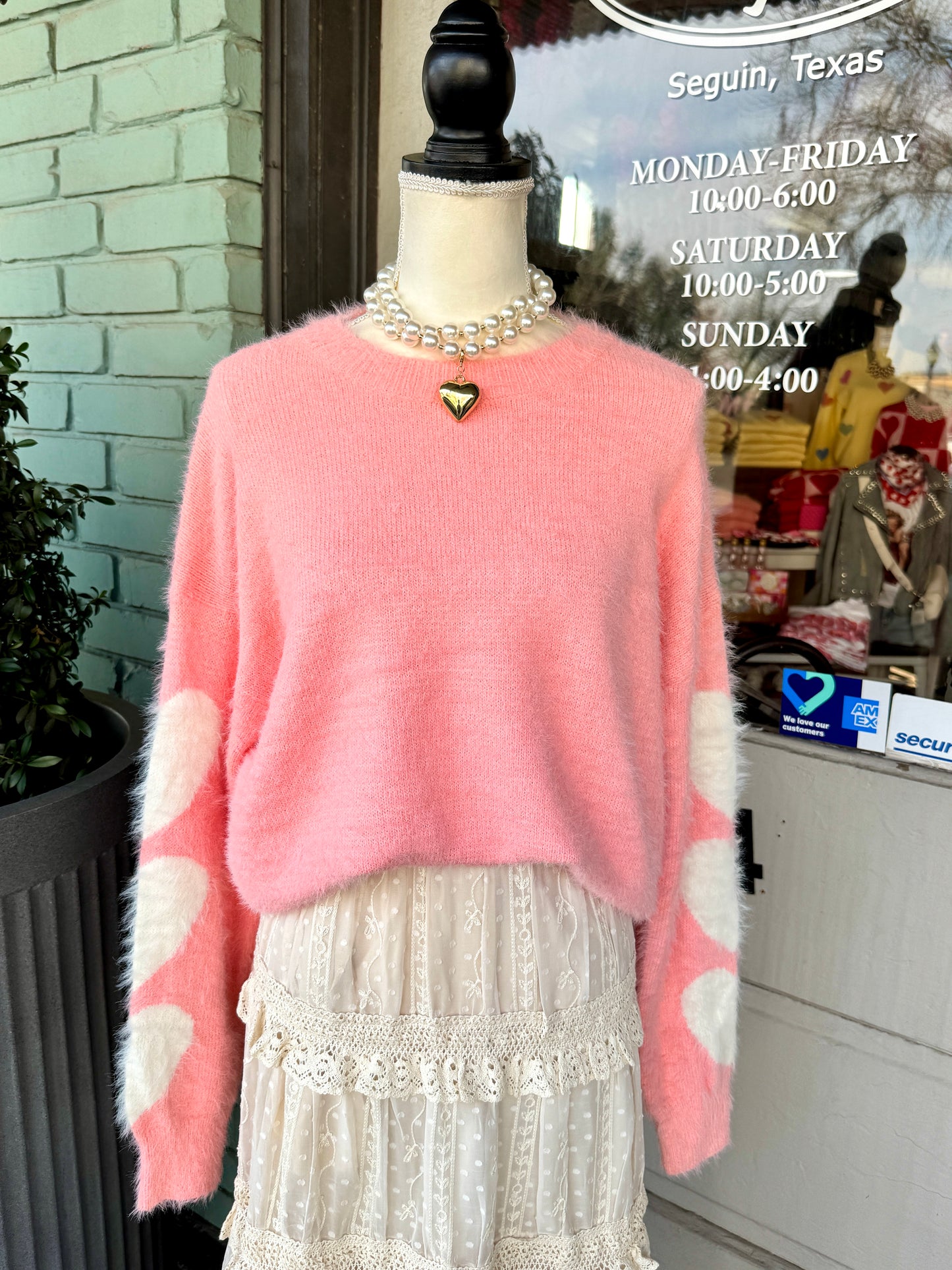 Claire Sweetheart Sweater