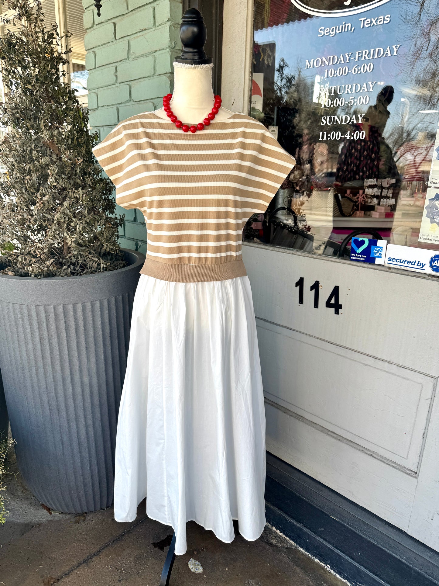 Davey Taupe Midi