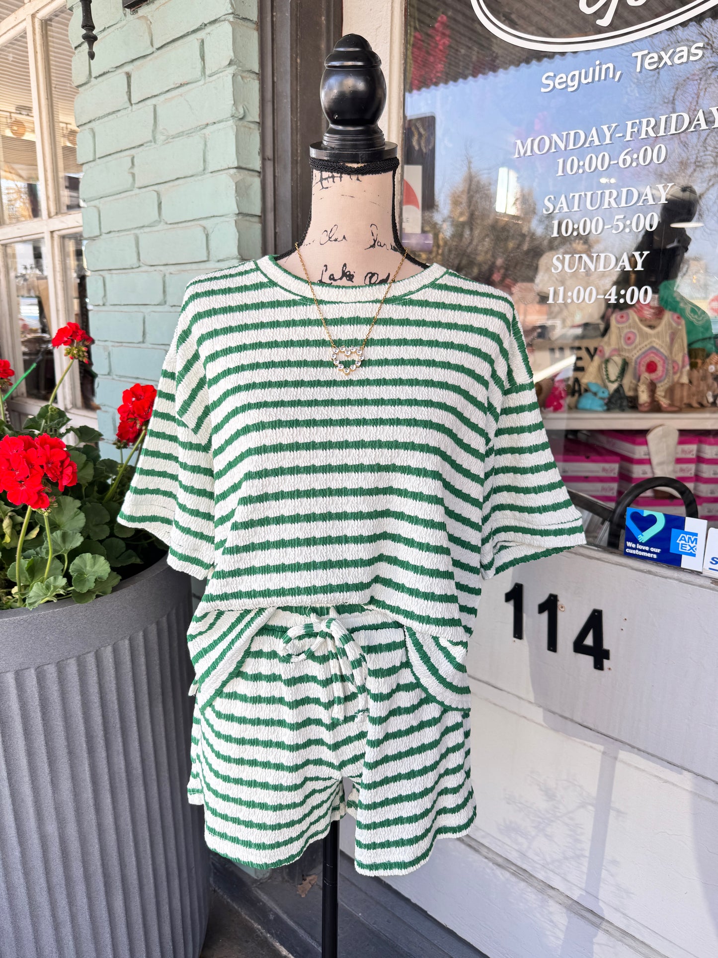 Harper Green Short Set