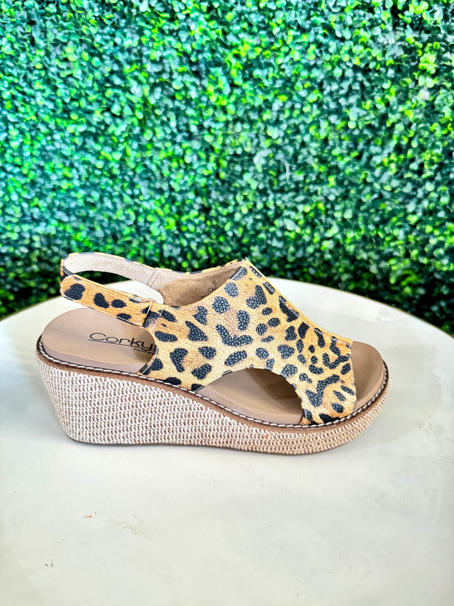 Carley Leopard Wedge 2