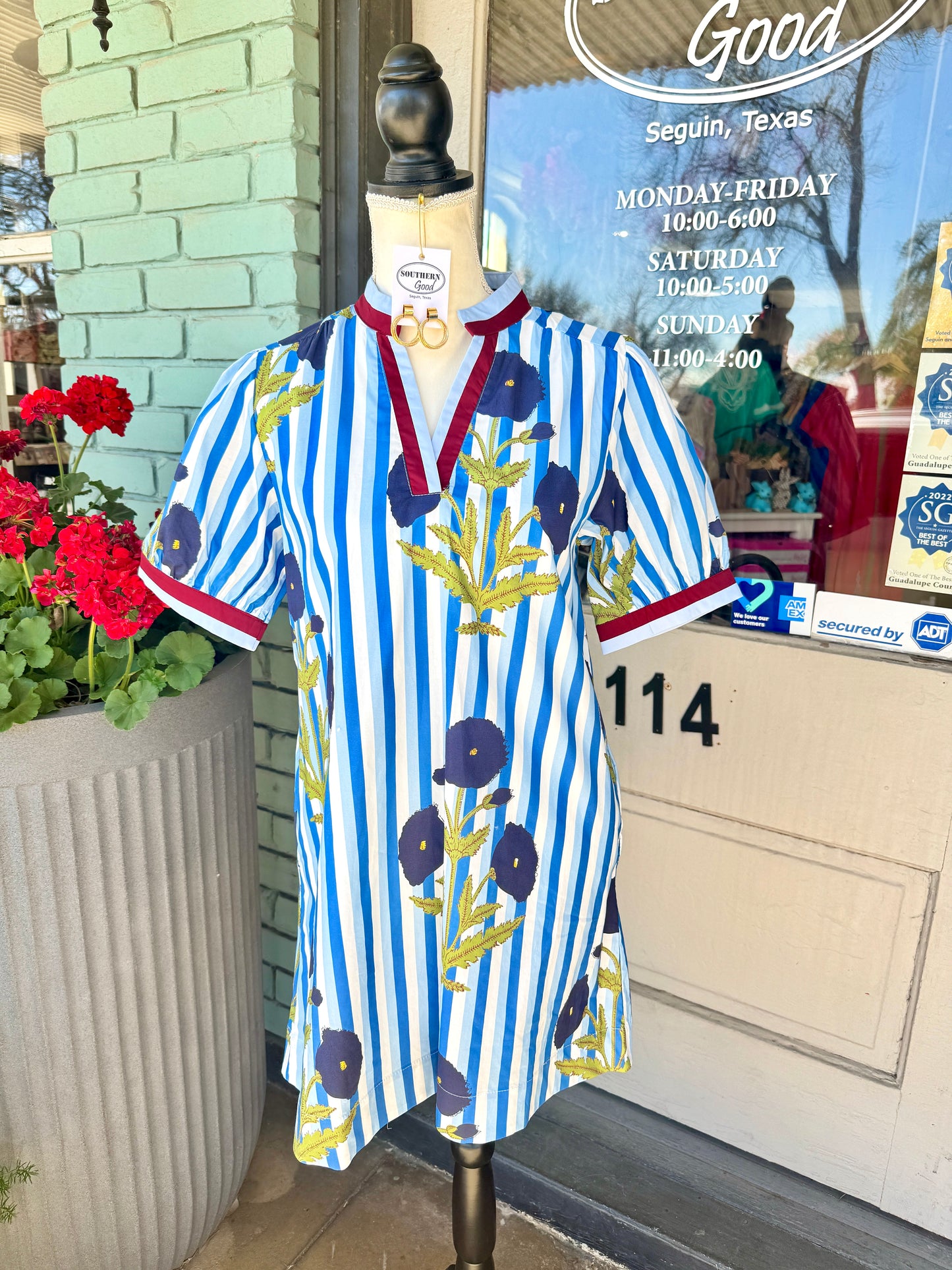 Lizette Navy Dress