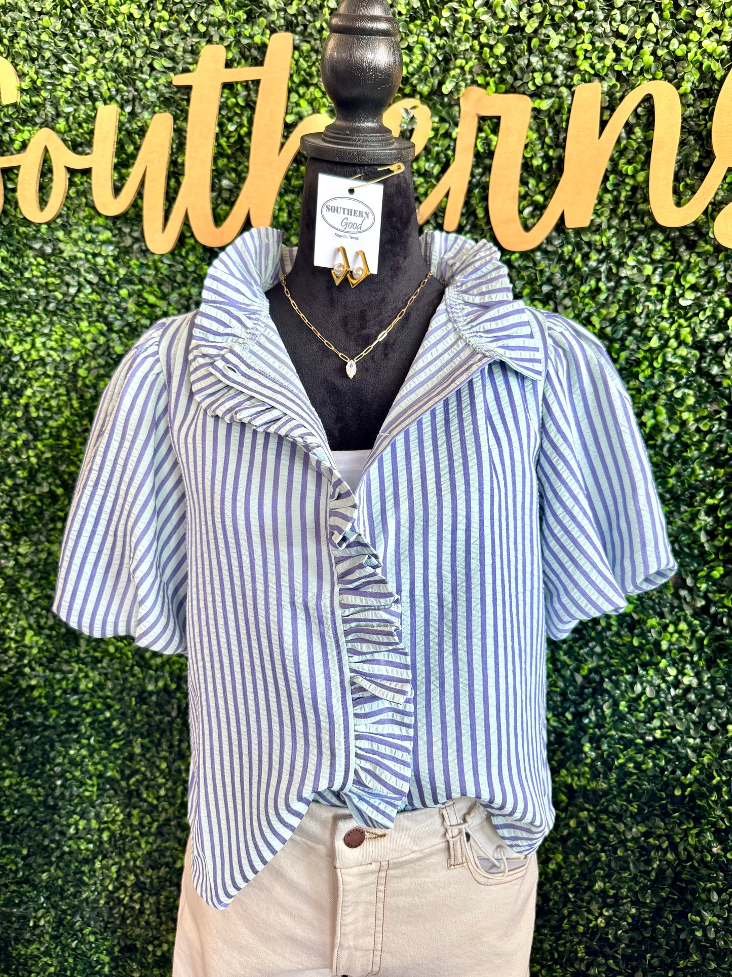 Meena Mint Top