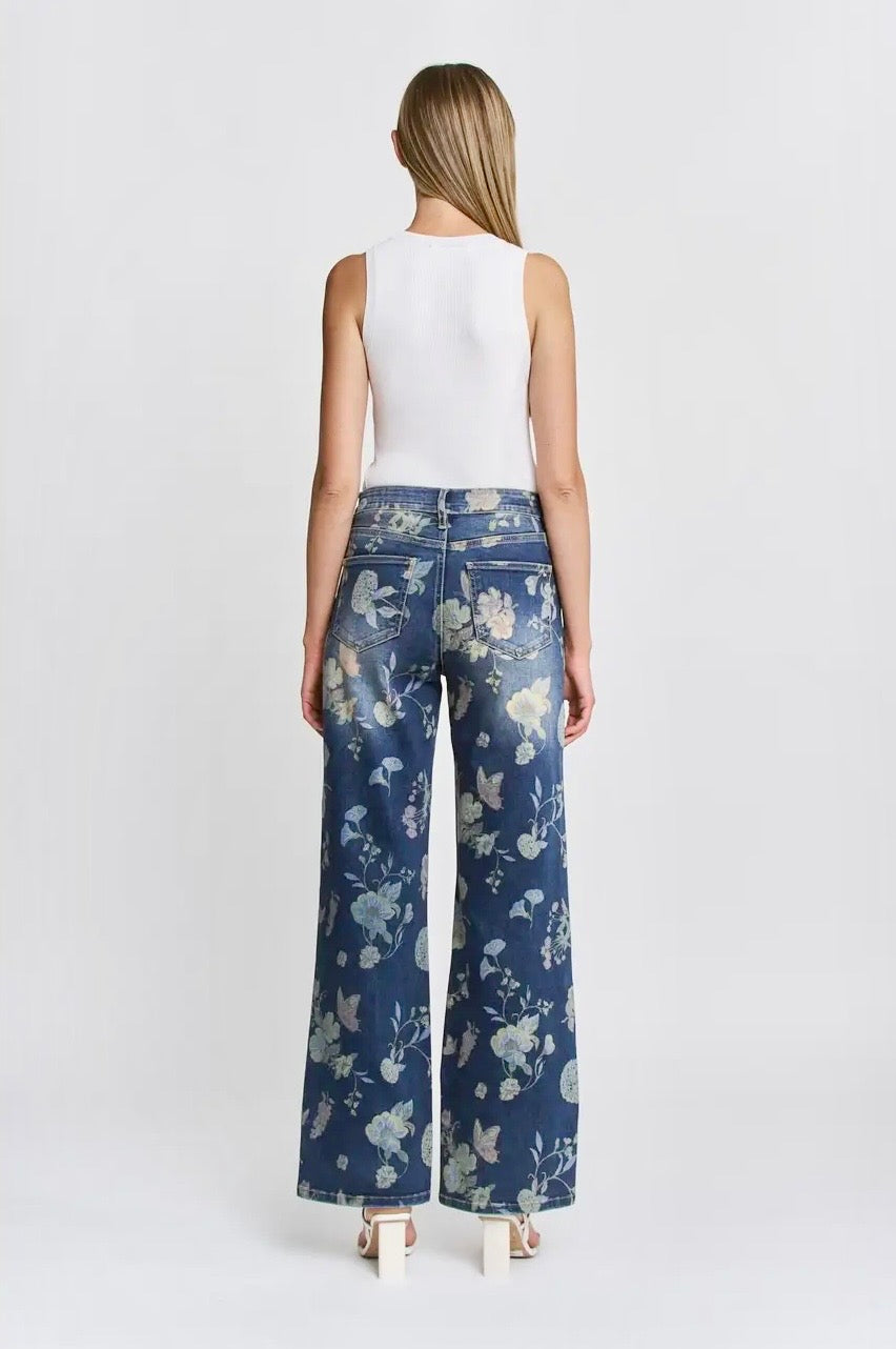 Quinn Floral Denim