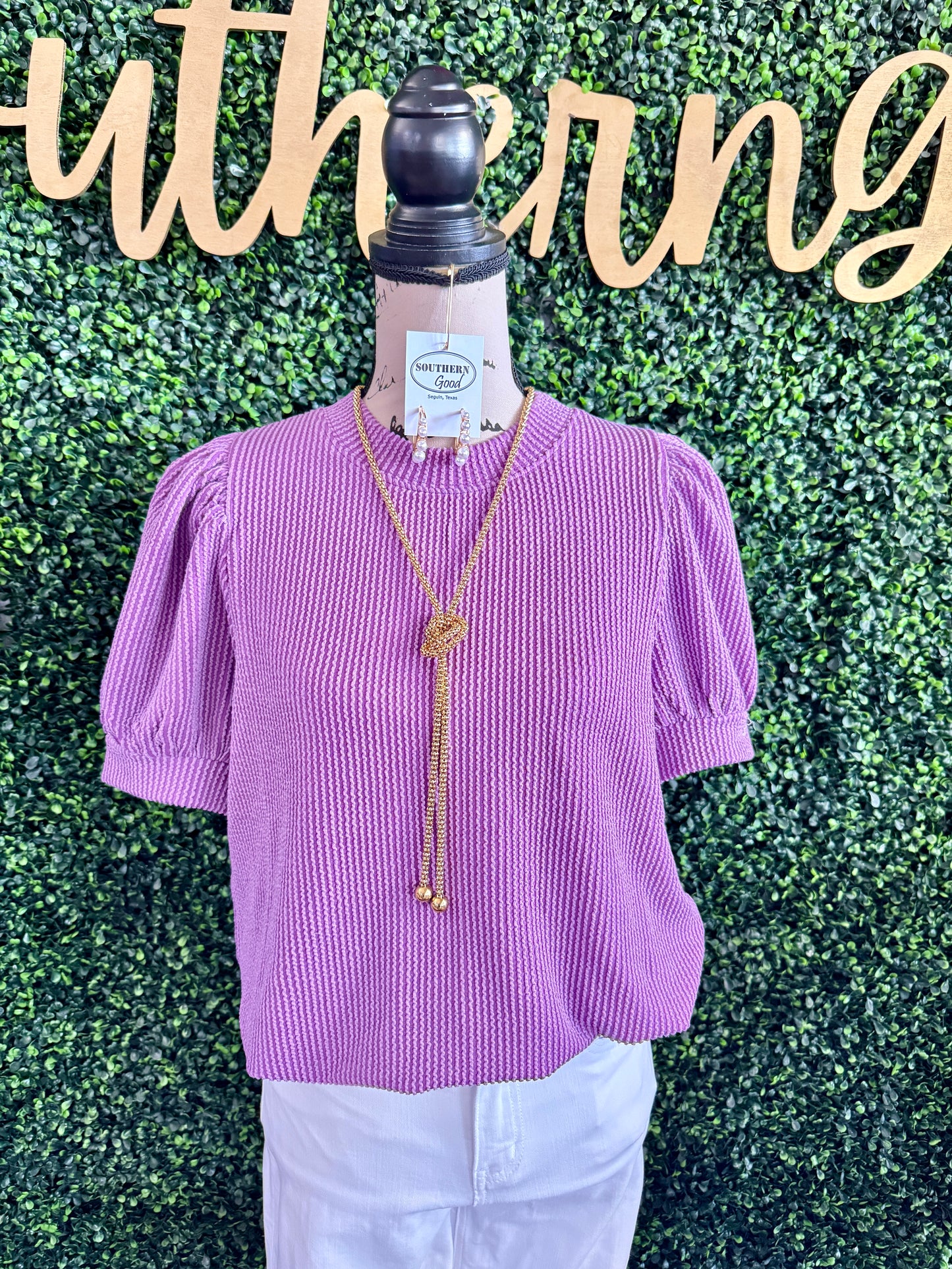 Zelda Plum Top