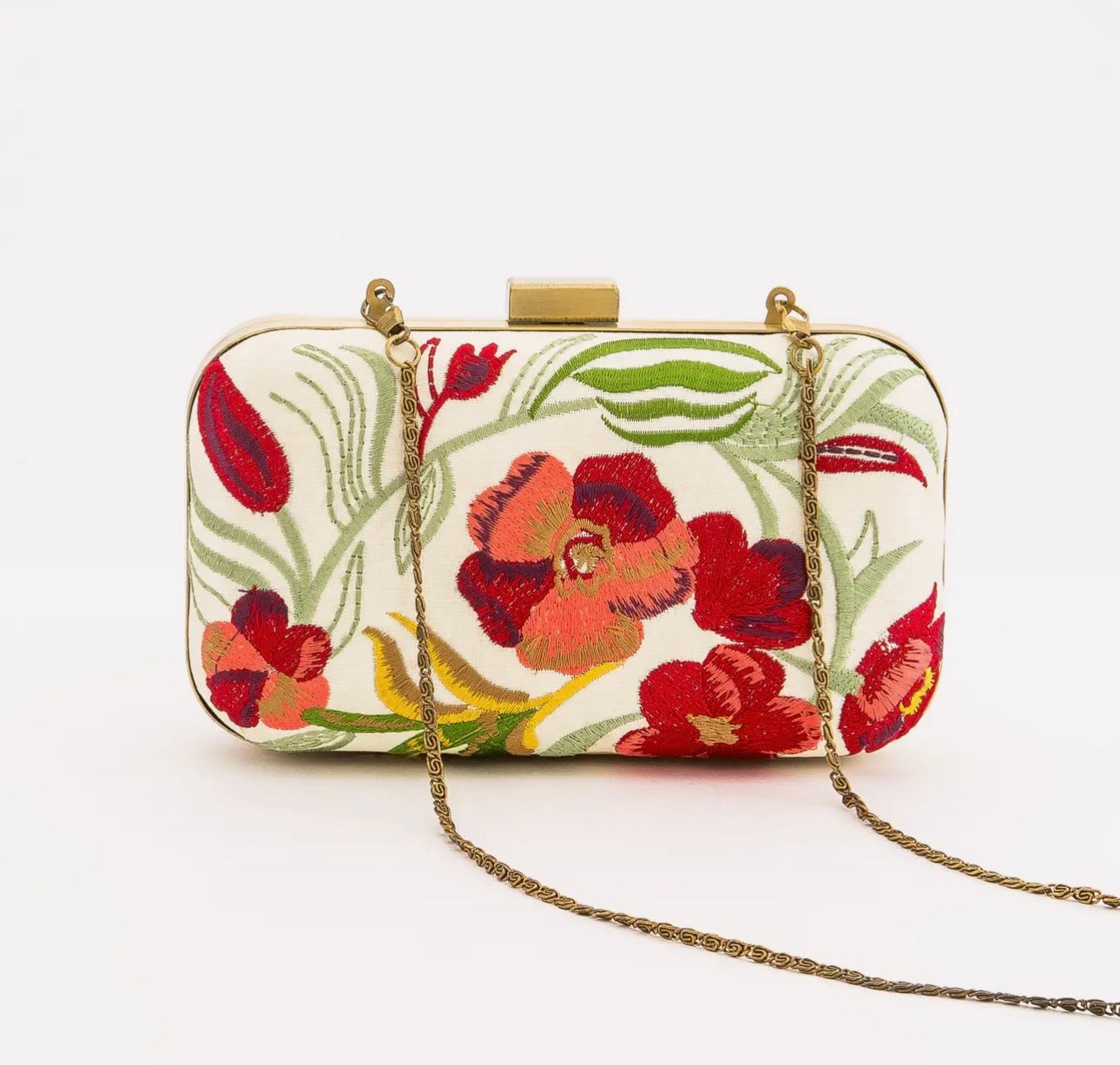 Jenna Floral Clutch