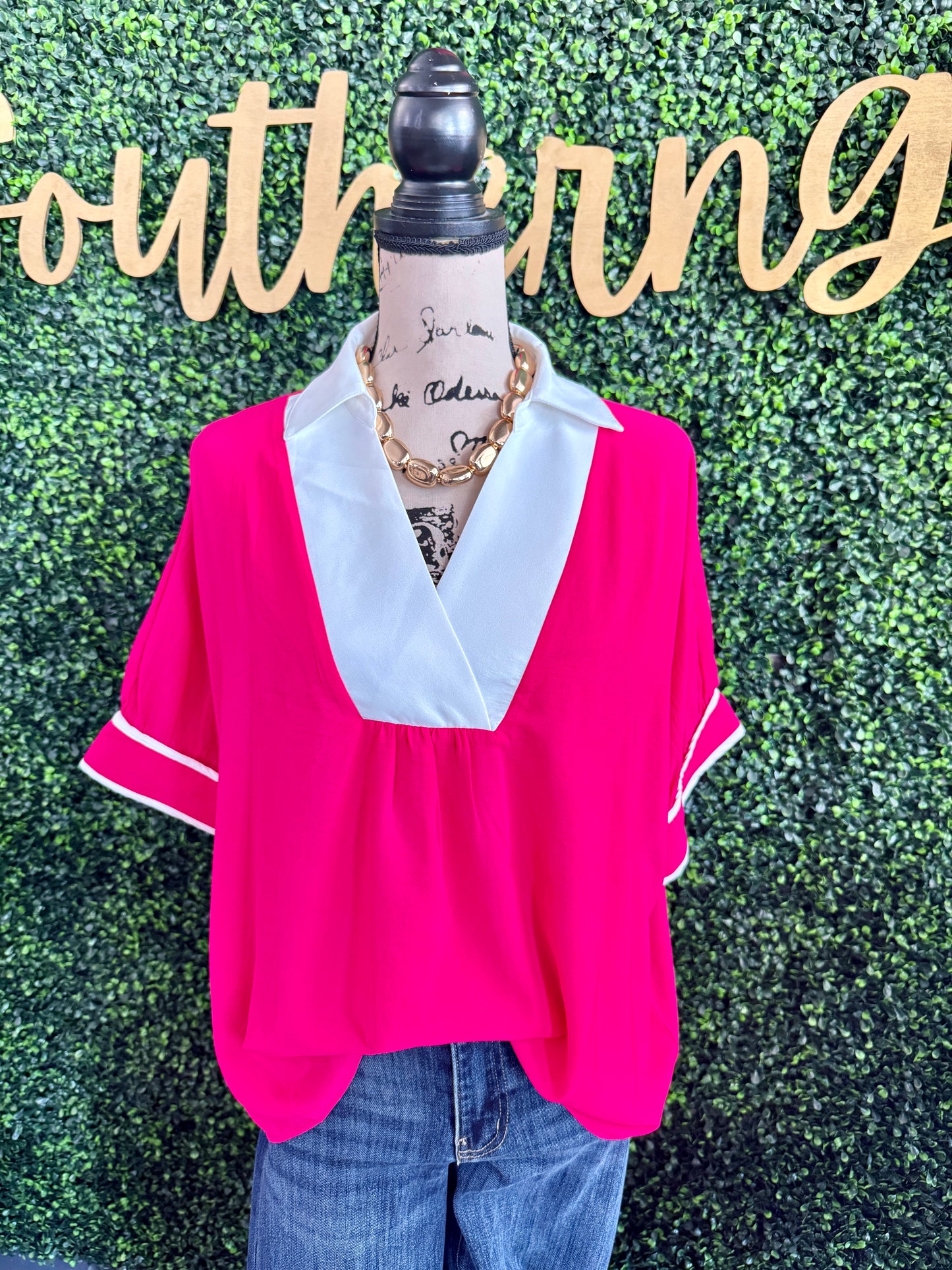 Caya Fuchsia Top