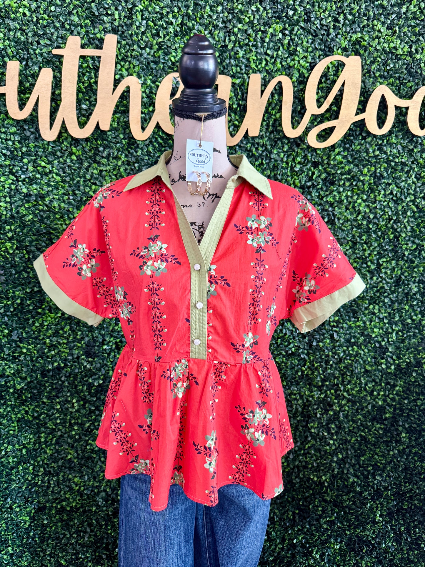 Jordi Orange Top