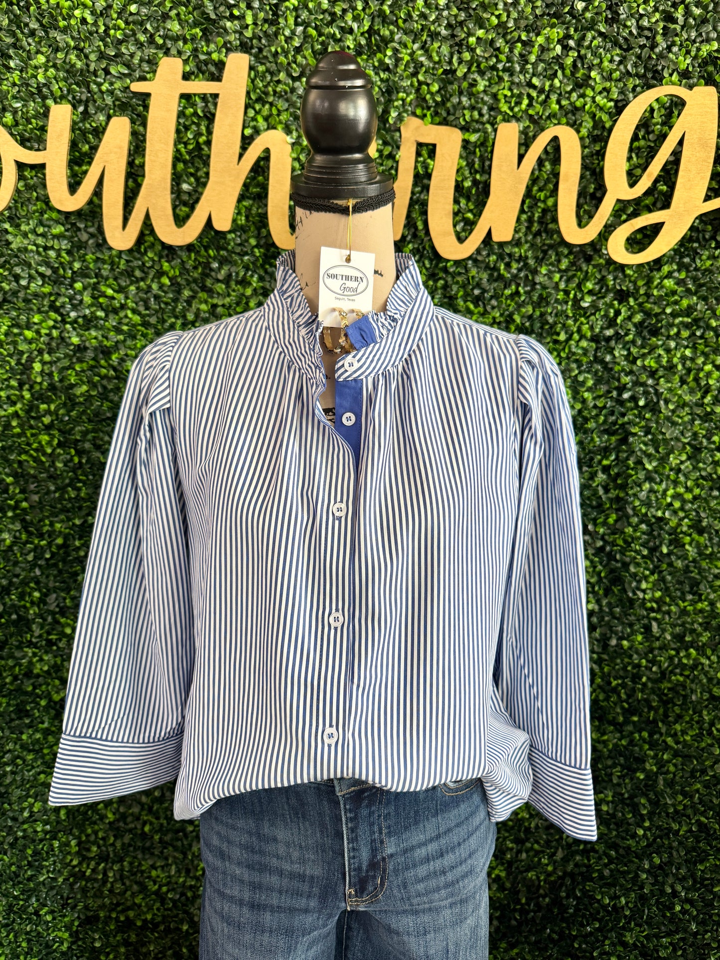 Brenna Stripe Top