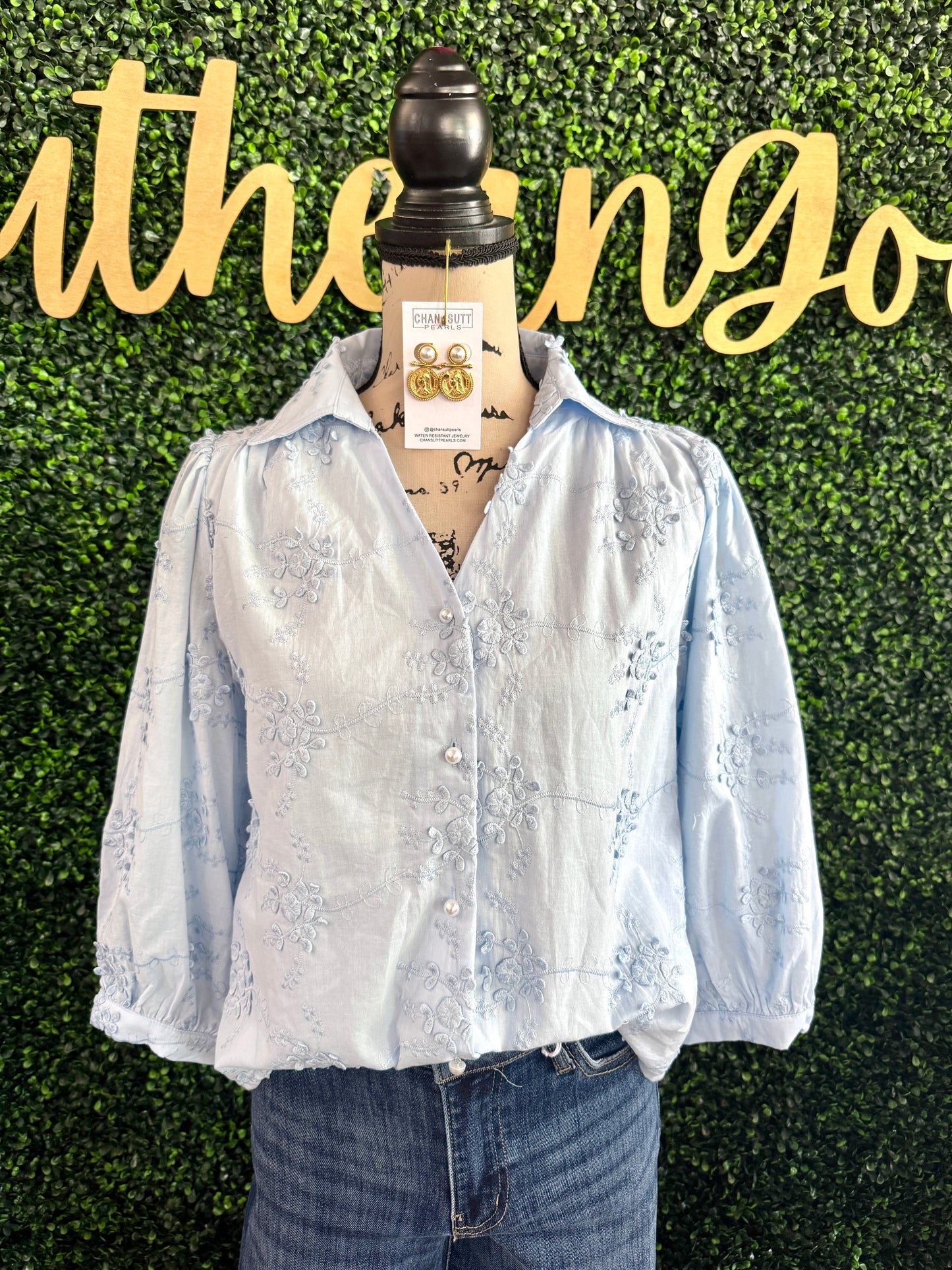 Annalee Blue Top