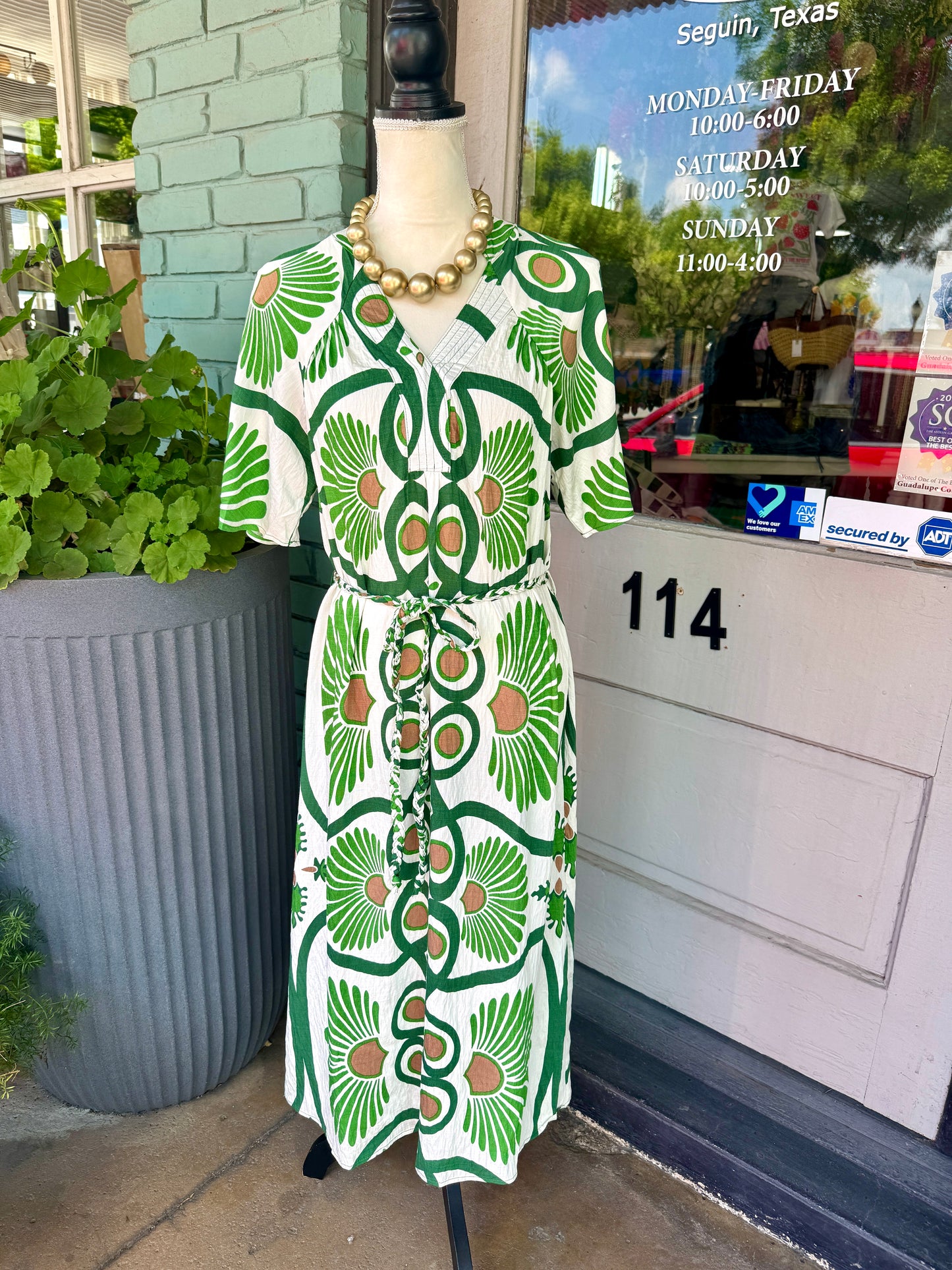 Wynn Green Dress