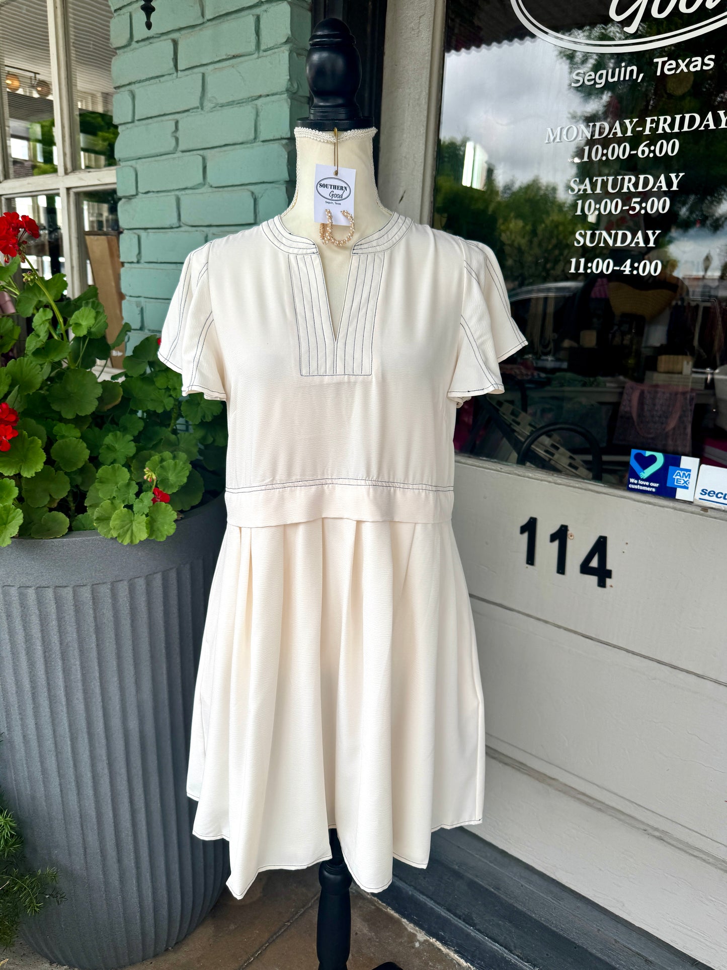 Cheyenne Cream Dress