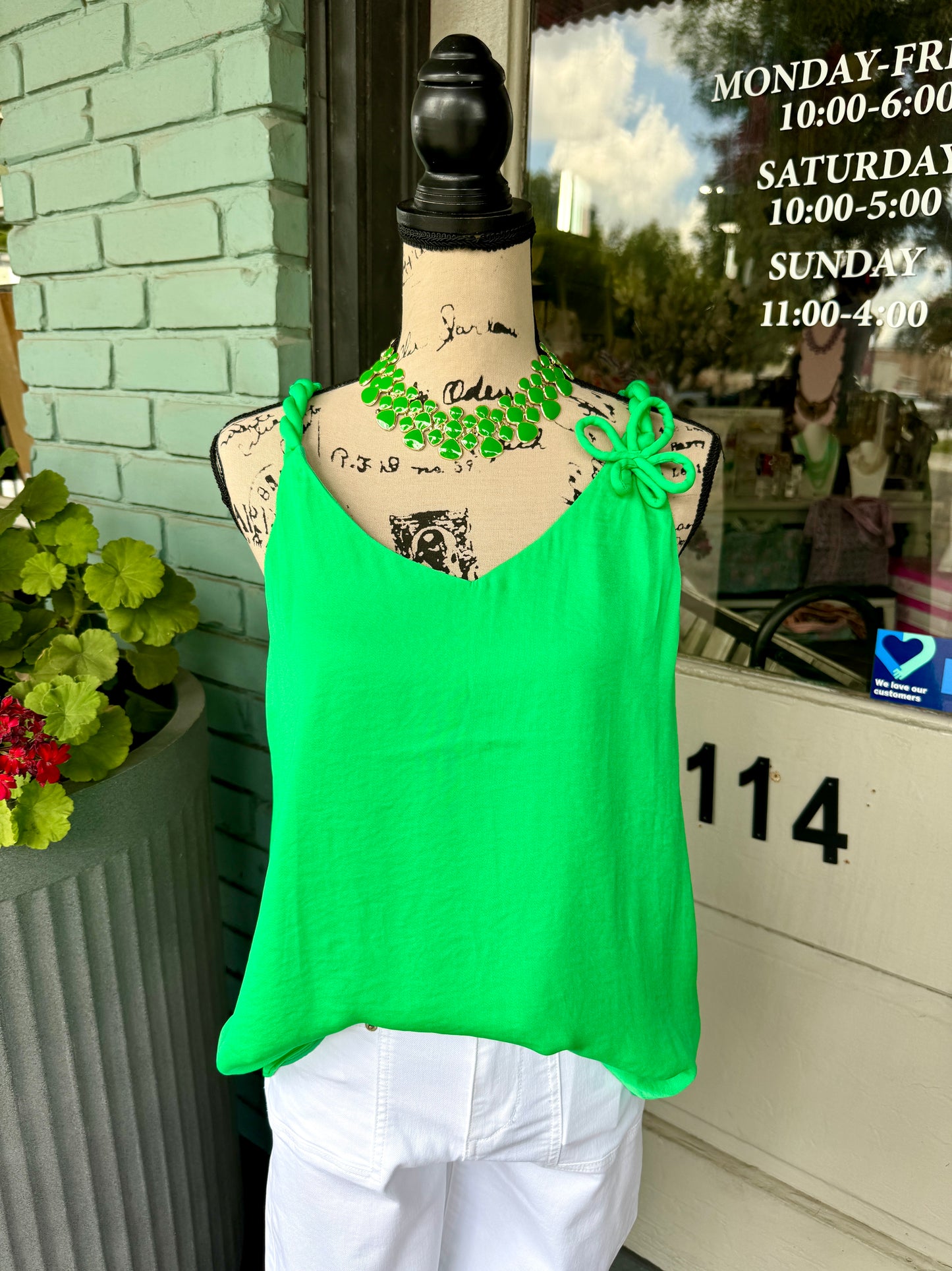 Mila Green Tank