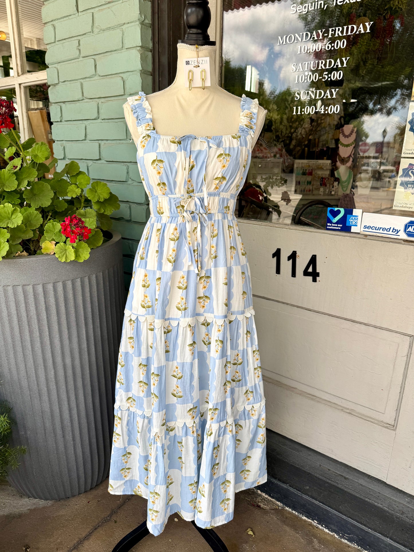 Shyla Blue Midi