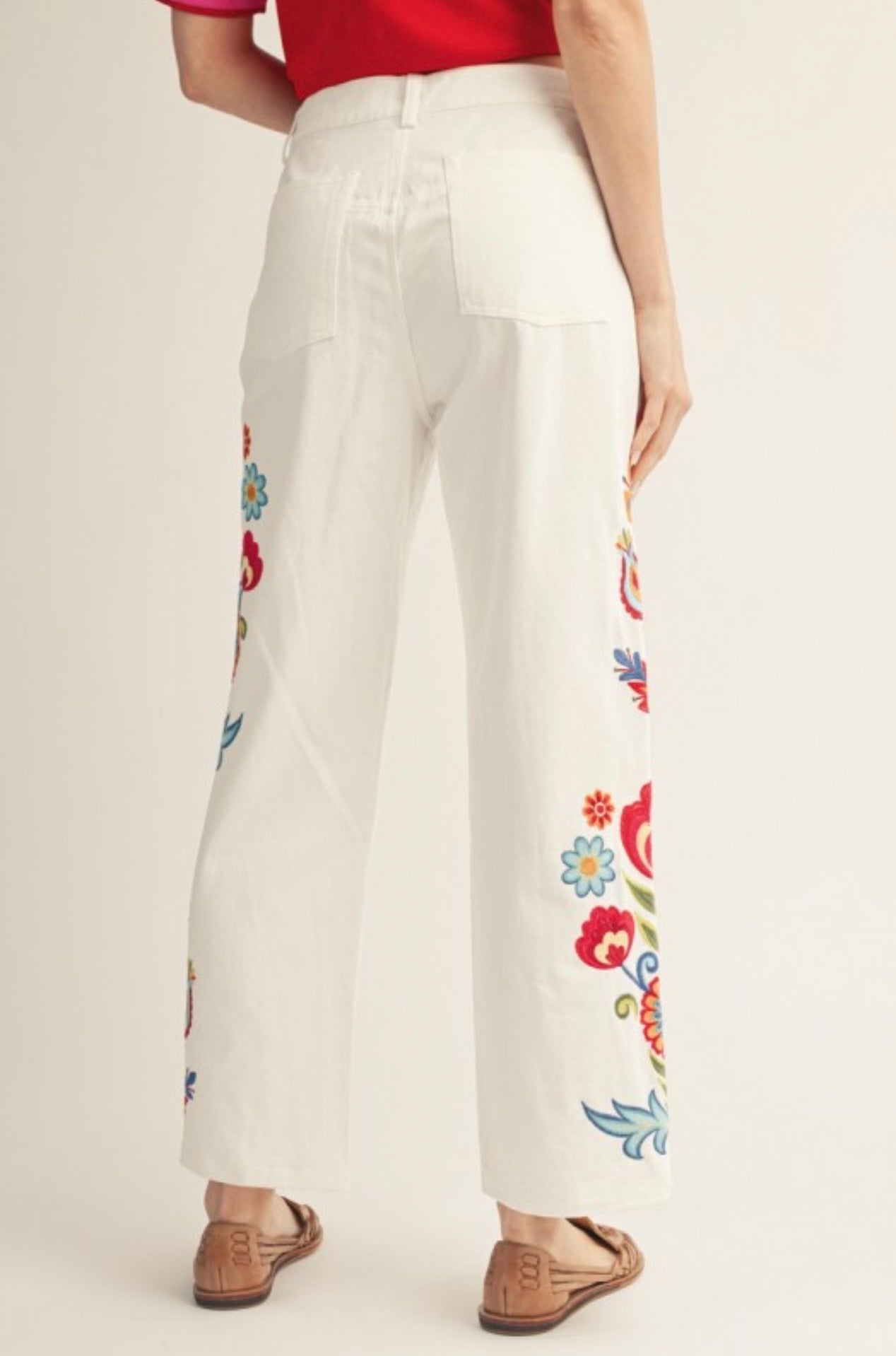 Jessie Embroidered Pant