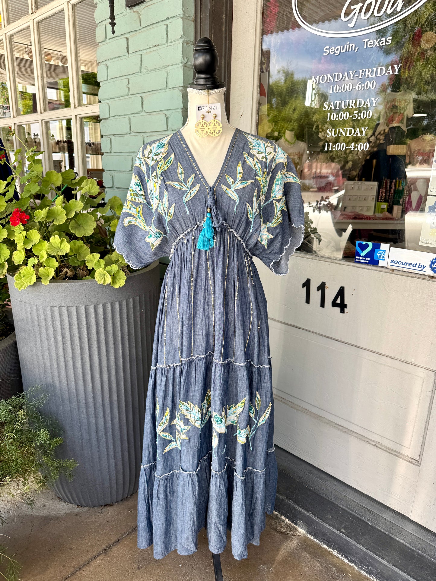 Eliora Embroidered Maxi