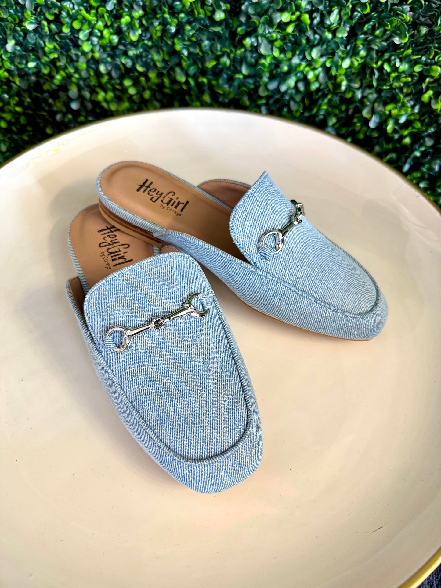 Charmer Denim Slide