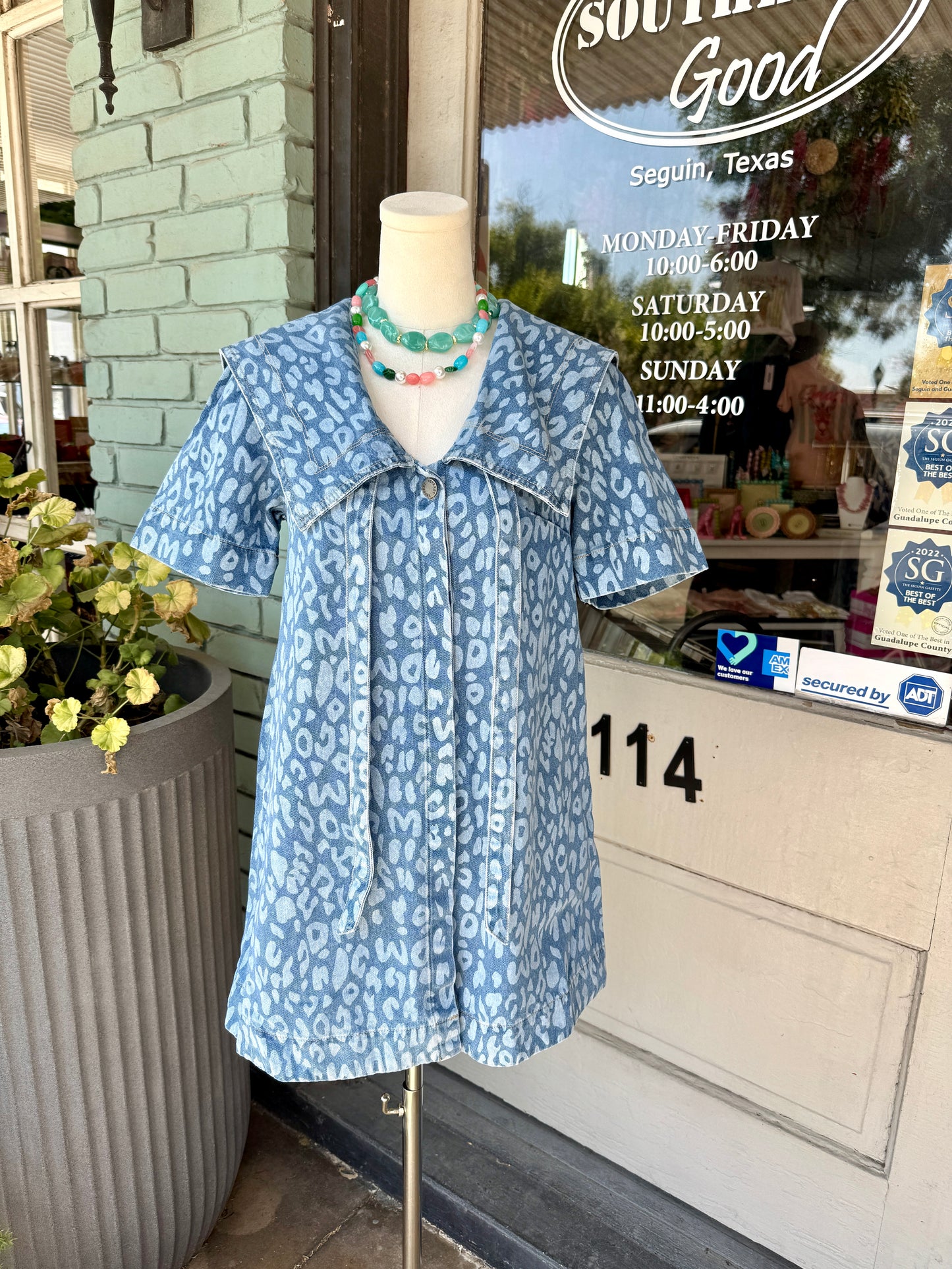 Annika Denim Dress