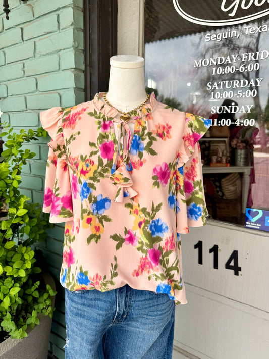 Margot Floral Top