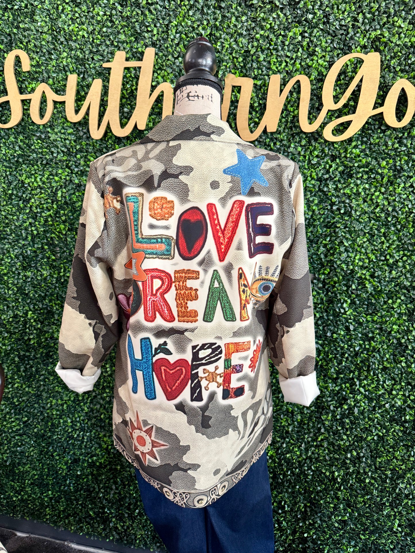 Love Dream Hope Blazer