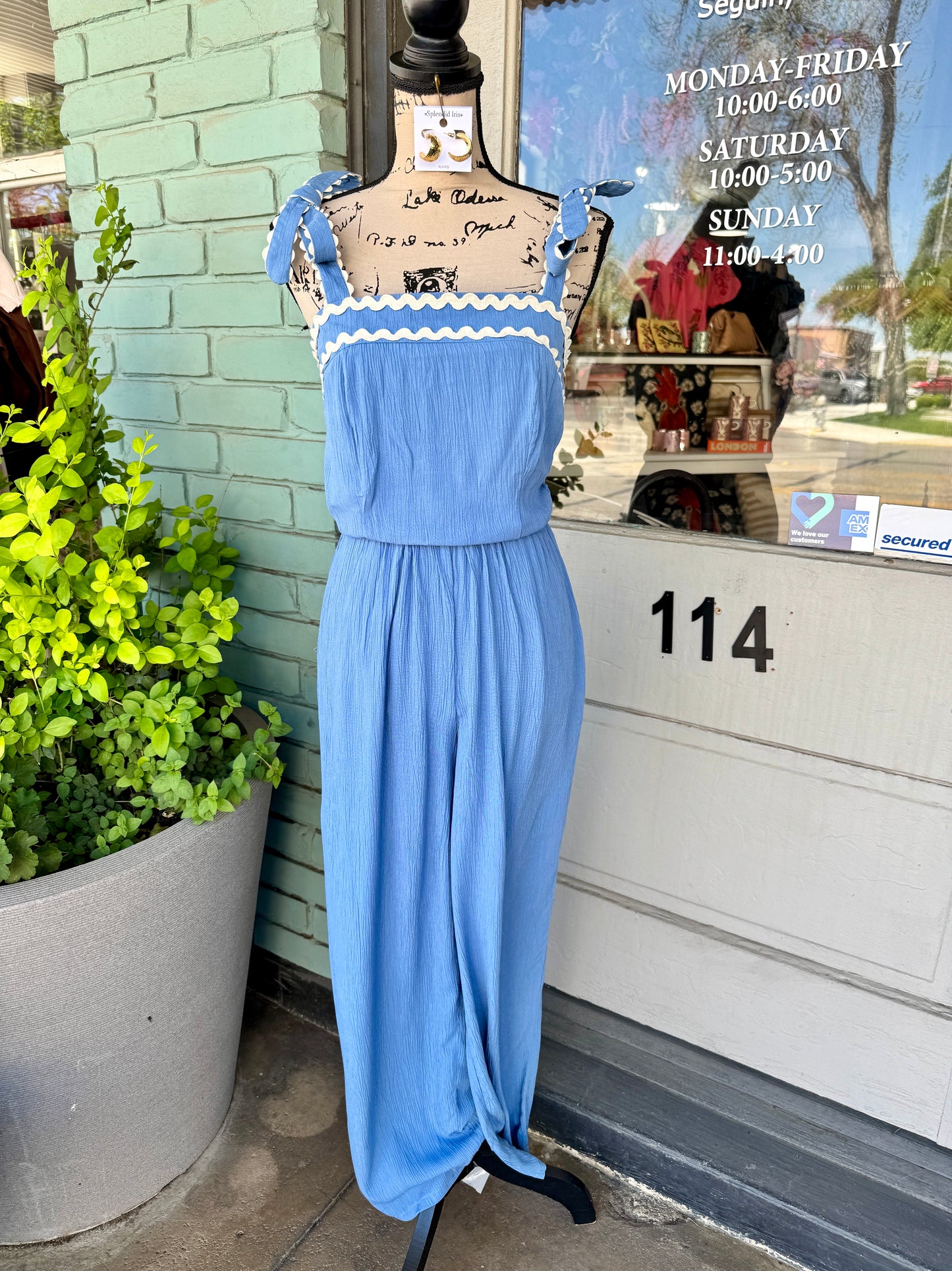 Lily Rose Jumpsuit blue