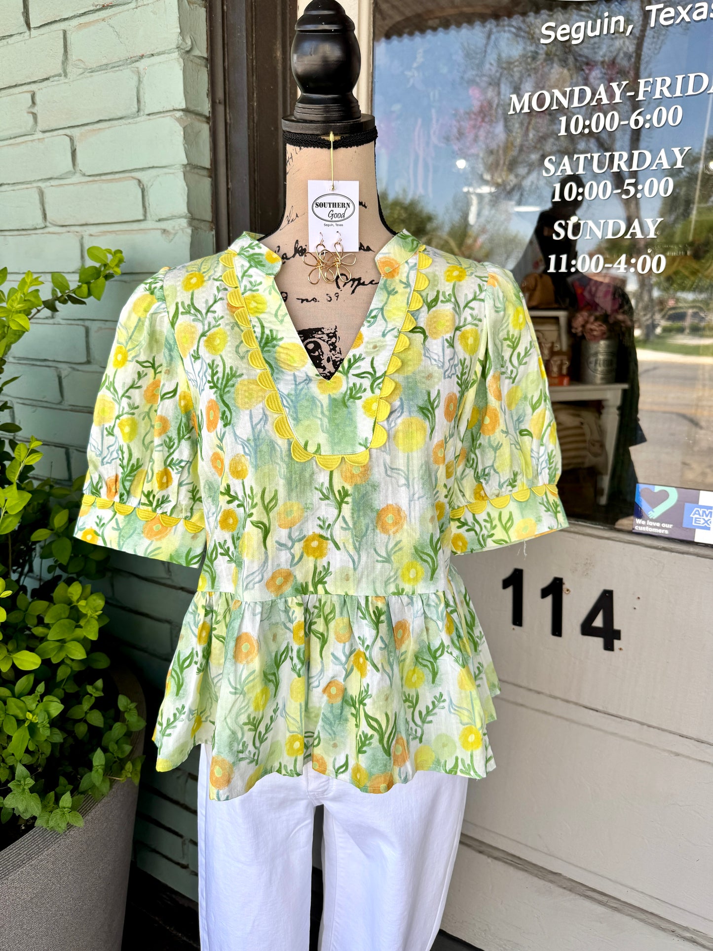 Peyton Floral Top