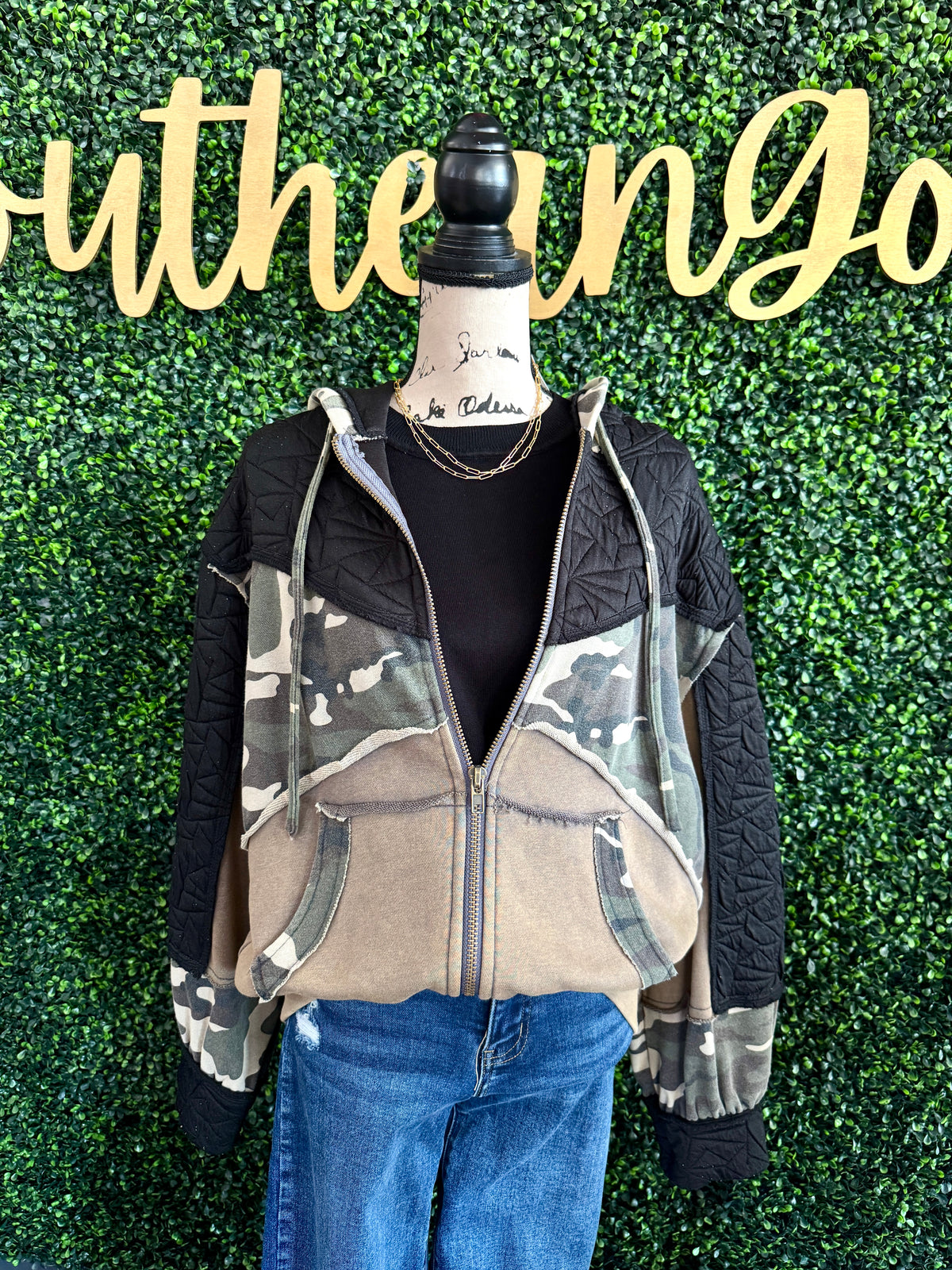 Bea Camo Hoodie