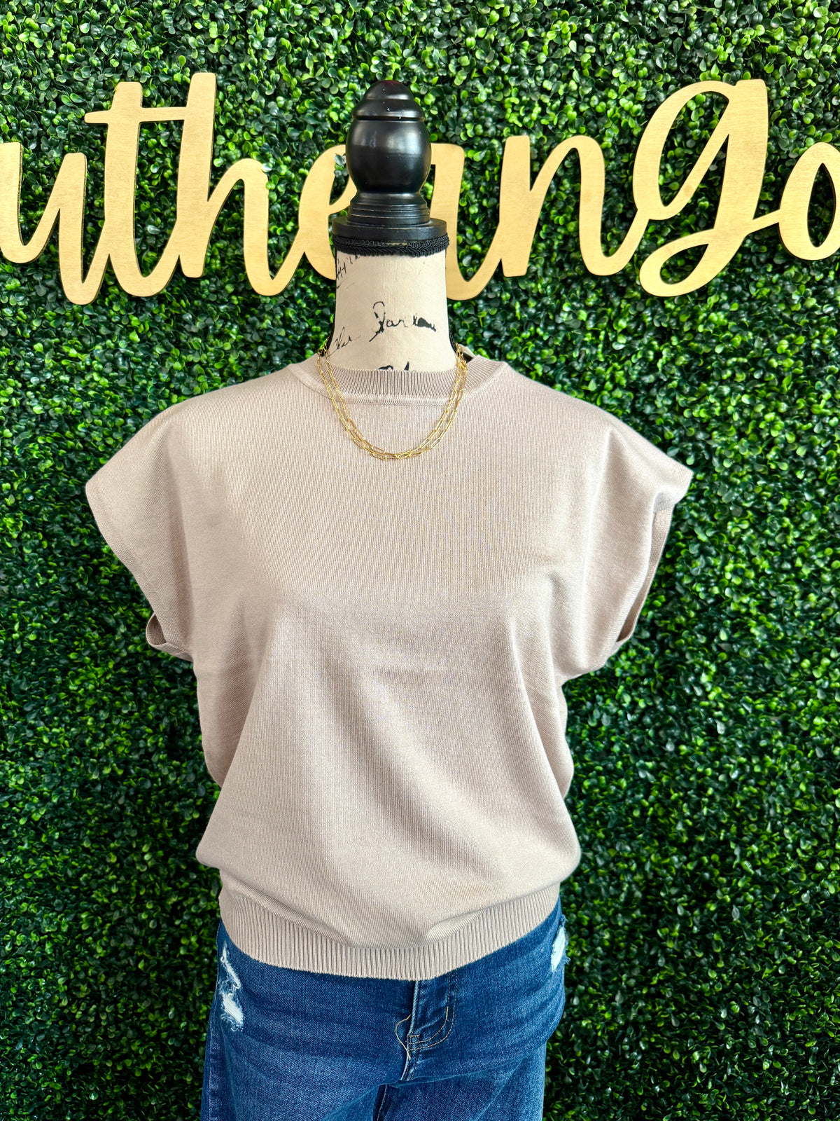 Ashland Tan Sweater