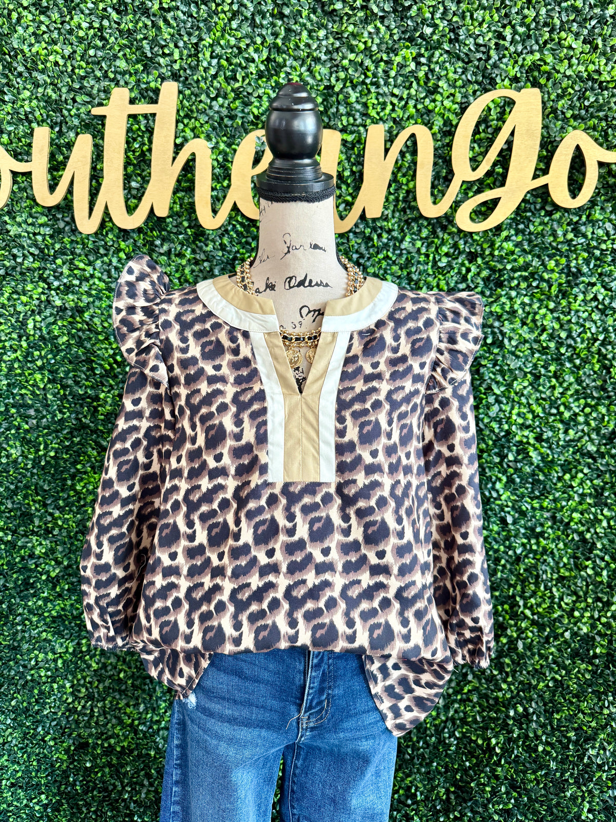 Daria Leopard Top