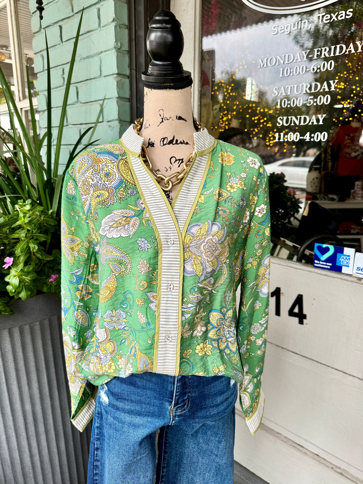 Penelope Paisley Top