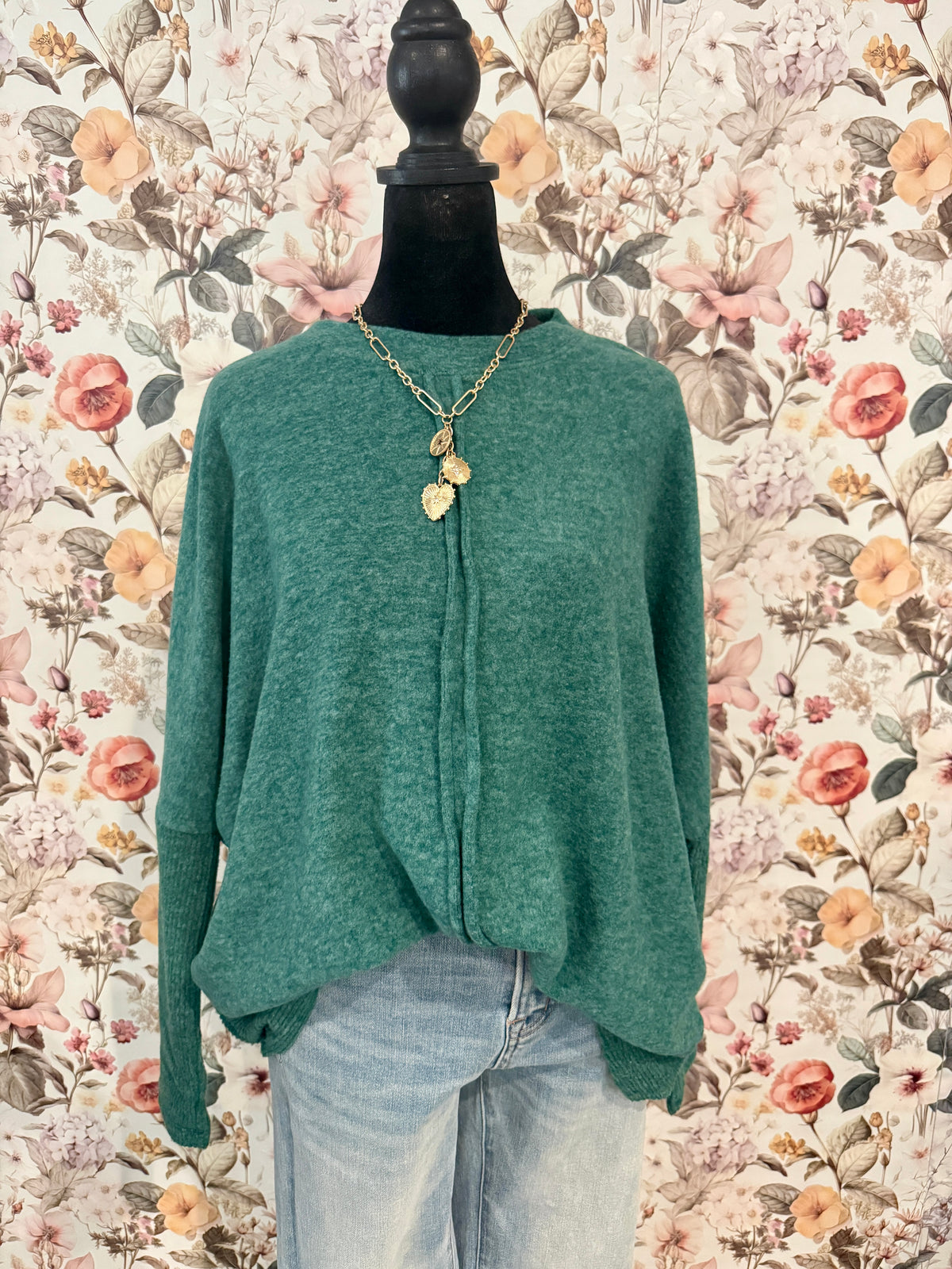 Maura Green Sweater