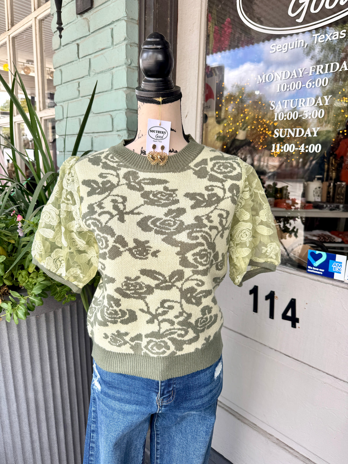 Garden Rose Sweater