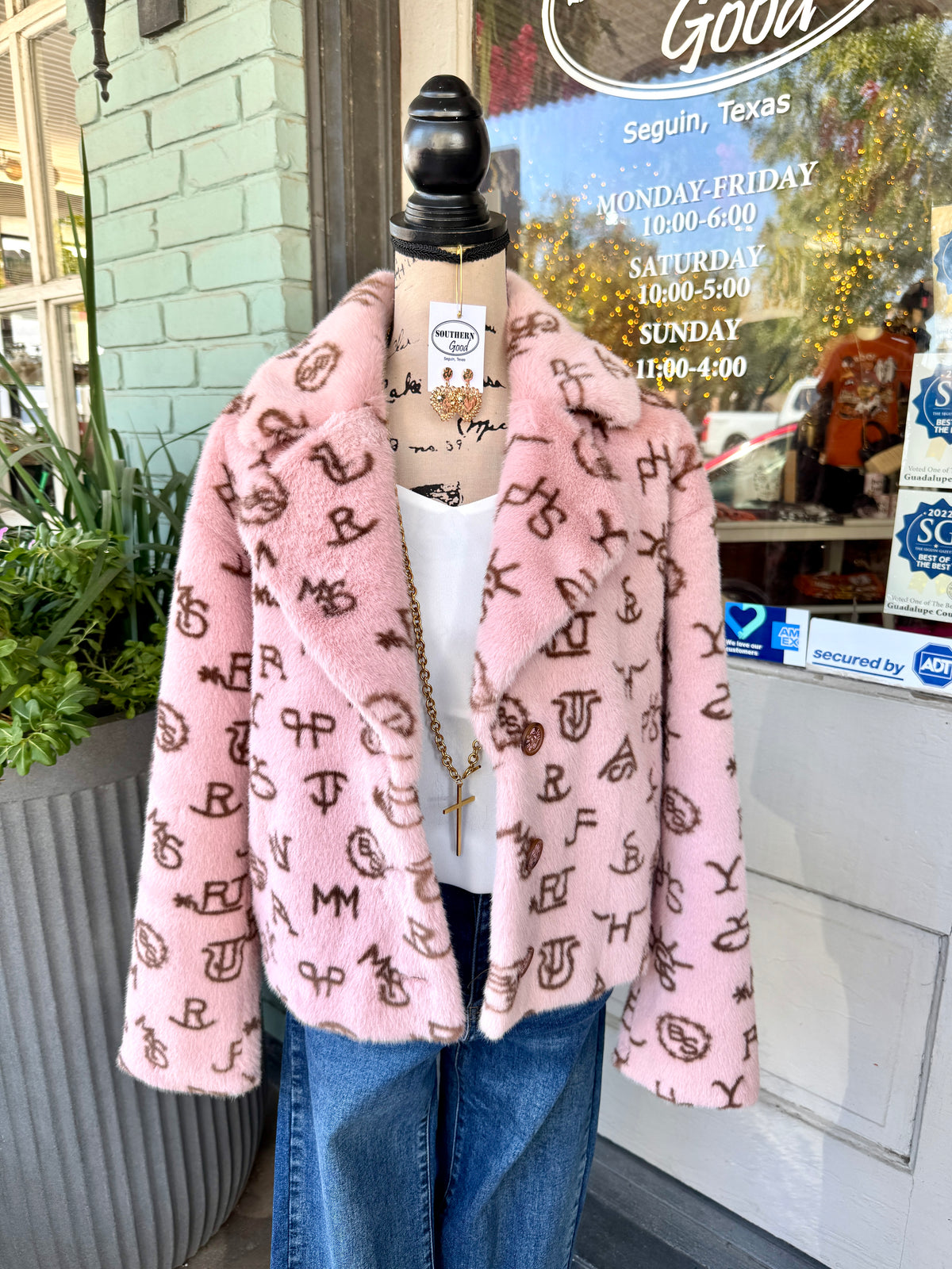 Branded Fur Jacket