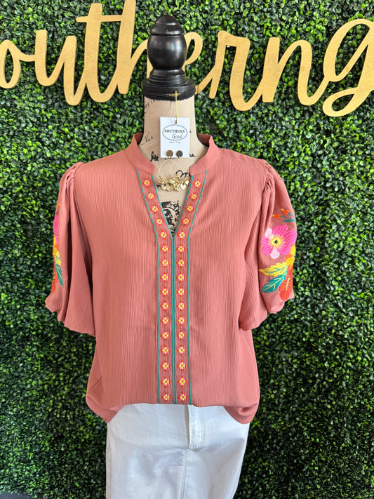 Portia Coral RoseTop