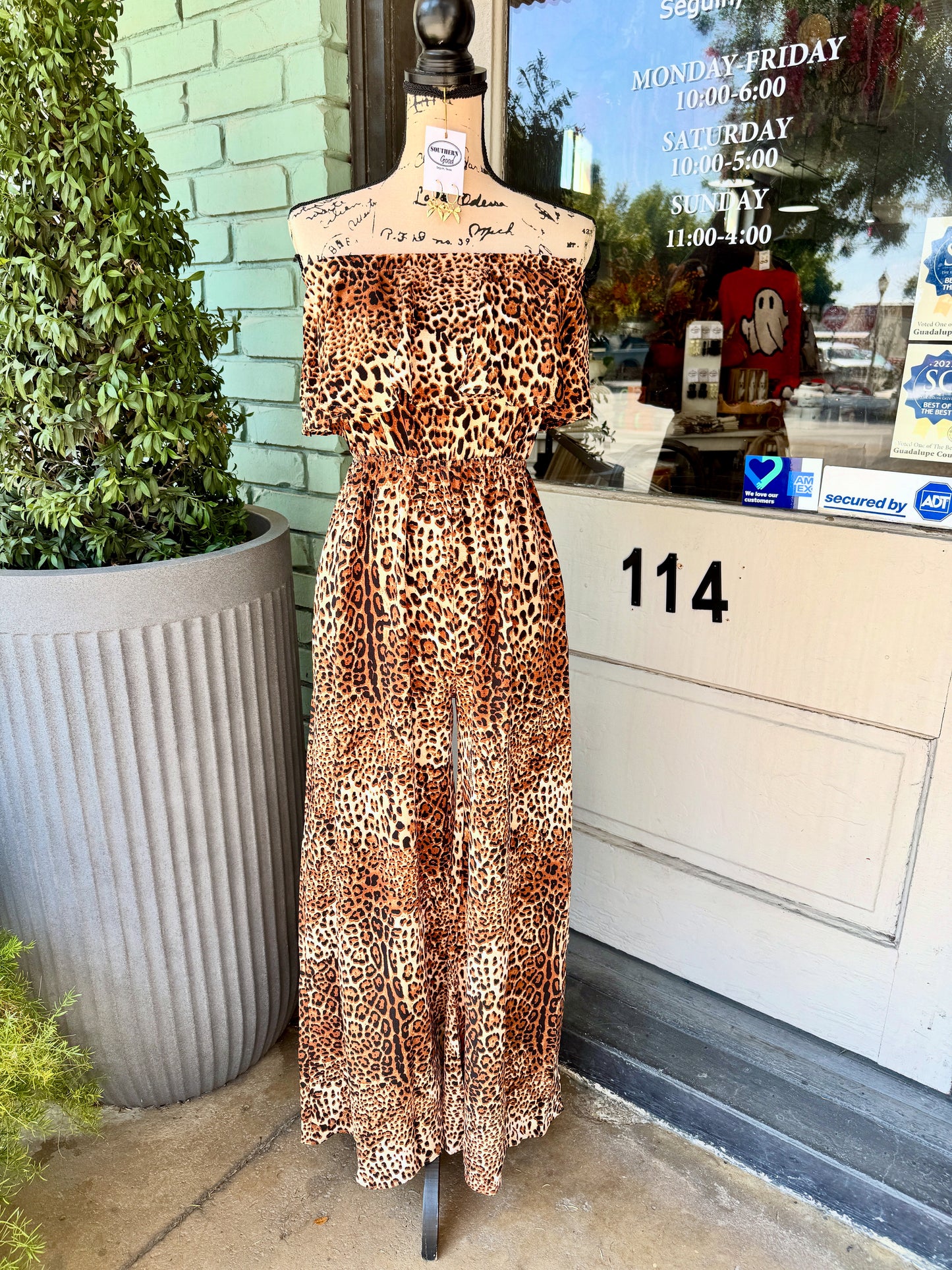 Keeley Leopard Jumpsuit
