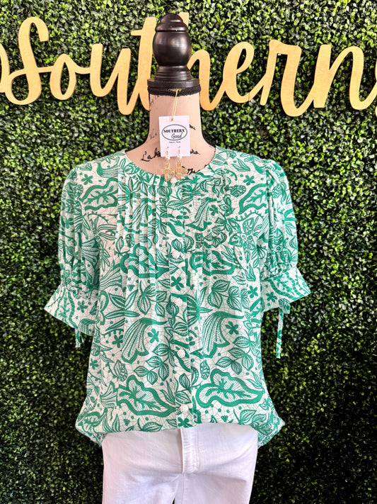 Olivia Green Top