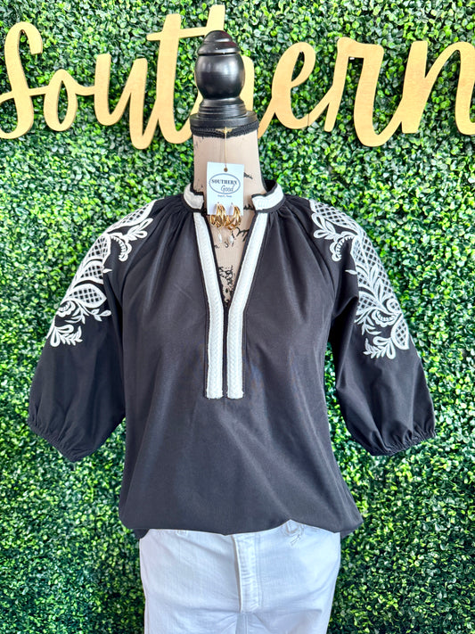 Ollie Black Top
