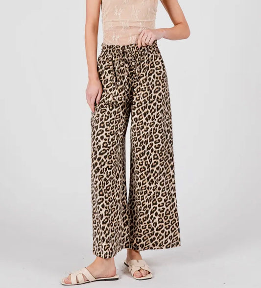 Caroline Leopard Pant
